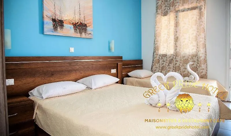 Halkidiki Greek Pride Ηotel And Apartments Skala Fourkas 3*,
